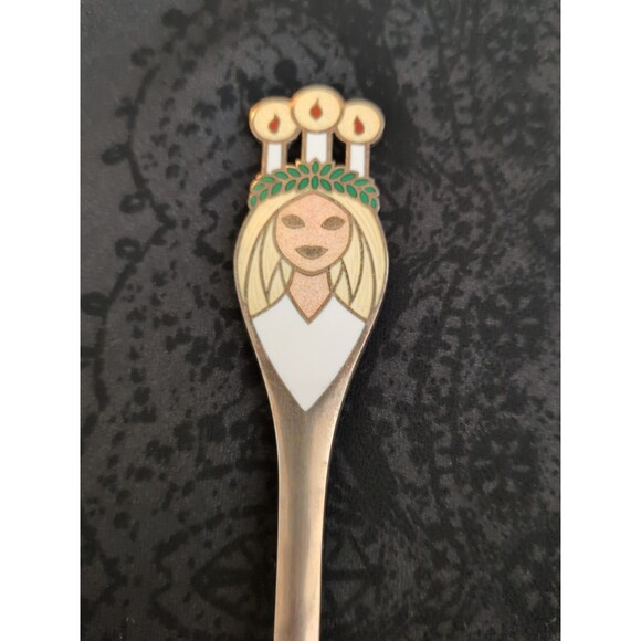 A. Michelsen Danish Gilded Christmas Spoon, July 1959 - Picture 3 of 11